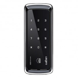 Накладной кодовый замок для стеклянных дверей LocPro GL725B2 Series Black
